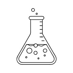 beaker icon, beaker vector illustration-simple illustration of beaker, perfect for beaker logos and icons
