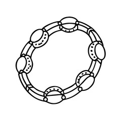 bracelet icon, bracelet vector illustration-simple illustration of bracelet, perfect for bracelet logos and icons