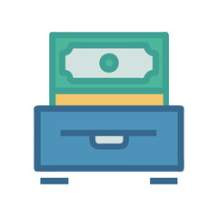  Stylish Cash Drawer Icon
