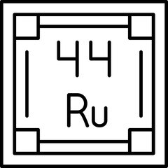 Ruthenium icon