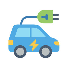  Stylish Electric Car Icon