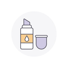 Lip Balm vector icon stock illustration