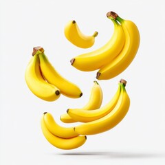 bananas isolated on white background