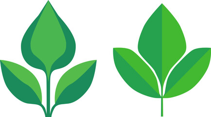 Green leaves, ecology, nature, element, vector icon, leaf icon, green leaf, ecology, nature, element. vector.