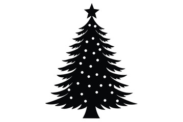 christmas-tree-silhutte-vector-art-illustration-on (1).eps