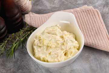 Italian soft young cheese stracciatella