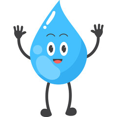 Water Character Illustration