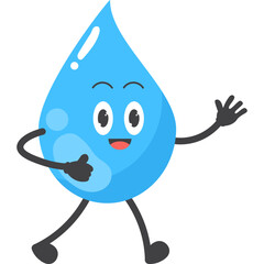 Water Character Illustration