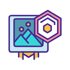  NFT Art Icon for Digital Collectibles