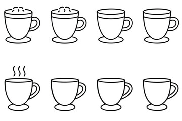 Soda Line Art Minimalist Concept for Artistic Illustration and Prints 