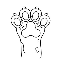 cat paw Copy icon, cat paw Copy vector illustration-simple illustration of cat paw Copy, perfect for cat paw Copy logos and icons