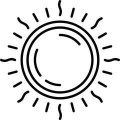 Sun icon
