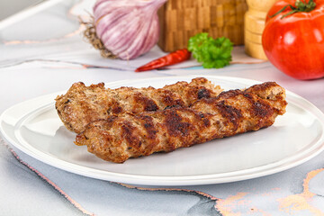 Beef kebab minced meat shashlik