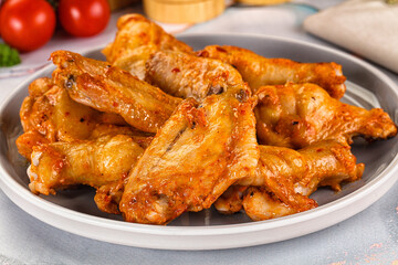 Grilled spicy chili chicken wings