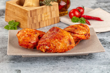 Baked marinated crispy chicken tighs