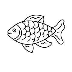 fish icon, fish vector illustration-simple illustration of fish, perfect for fish logos and icons