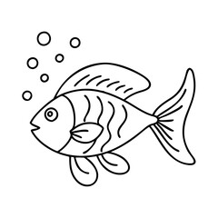 fish icon, fish vector illustration-simple illustration of fish, perfect for fish logos and icons