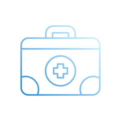 Obraz premium Medical Kit vector icon stock illustration