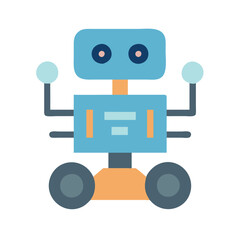 Naklejka premium Innovative Robot Design Icon