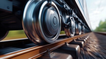 train wheels on rails