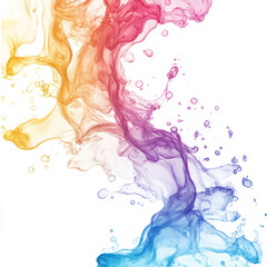 Fototapeta premium abstract colorful smoke