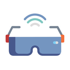 Obraz premium Smart Glasses Icon for Augmented Reality