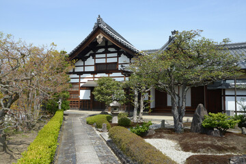 相国寺　慈雲院　庭園と庫裏　京都市上京区