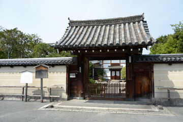 Naklejka premium 相国寺 慈照院 山門 京都市上京区