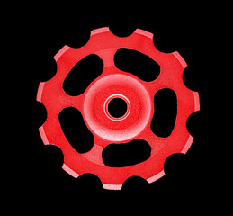 Red Mountain Bike Rear Derailleur Pulley Wheel