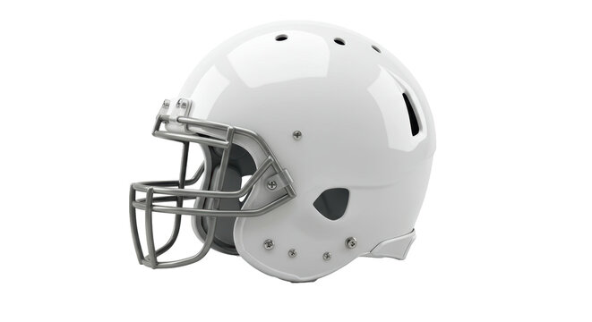 Isolated Football Helmet