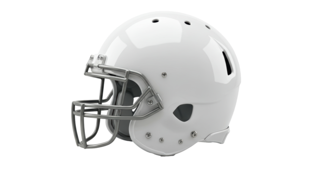 Isolated Football Helmet - Powered by Adobe