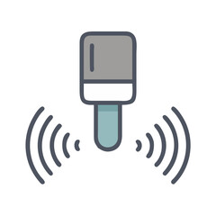  Comprehensive Ultrasonic Sensor Icon for Measurement Solutions
