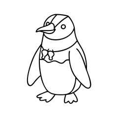 penguin icon, penguin vector illustration-simple illustration of penguin, perfect for penguin logos and icons