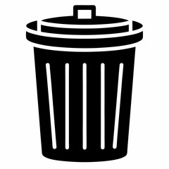 vector trash can icon