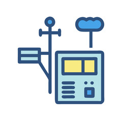  Stylish Weather Station Icon