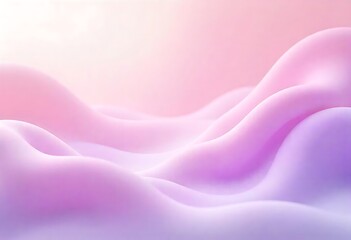 Fototapeta premium Generative AI Soft Pastel Gradient Waves Abstract Background