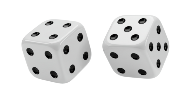 Isolated Pair of Dice