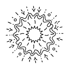supernova icon, supernova vector illustration-simple illustration of supernova, perfect for supernova logos and icons