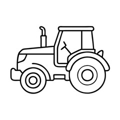 tractor icon, tractor vector illustration-simple illustration of tractor, perfect for tractor logos and icons