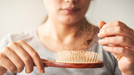 Hair loss and alopecia concept