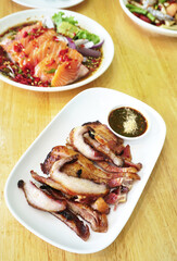 Grilled Pork Jowl, Thai cuisine