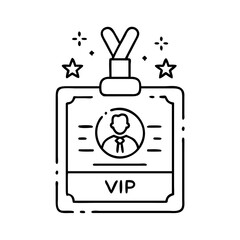 vip badge icon, vip badge vector illustration-simple illustration of vip badge, perfect for vip badge logos and icons
