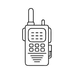 walkie talkie icon, walkie talkie vector illustration-simple illustration of walkie talkie, perfect for walkie talkie logos and icons