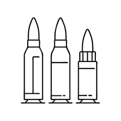 ammunition icon, ammunition vector illustration-simple illustration of ammunition, perfect for ammunition logos and icons