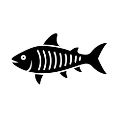 bonefish icon, bonefish line art - simple line art of bonefish, perfect for bonefish logos and icons