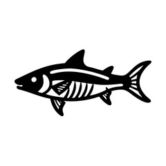 bonefish icon, bonefish line art - simple line art of bonefish, perfect for bonefish logos and icons