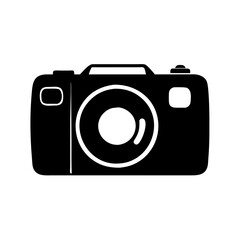 digital camera icon, digital camera line art - simple line art of digital camera, perfect for digital camera logos and icons