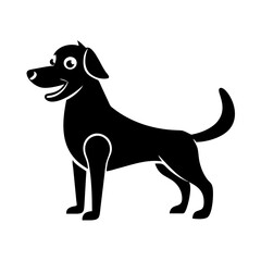 dog icon, dog line art - simple line art of dog, perfect for dog logos and icons