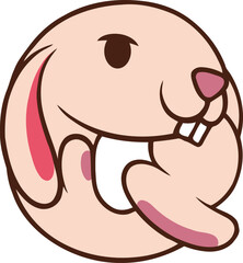 Rabbit Letter Vector Element Alphabet Q