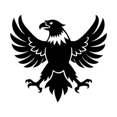 eagle icon, eagle line art - simple line art of eagle, perfect for eagle logos and icons